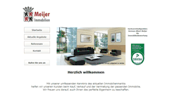 Desktop Screenshot of meijer-immobilien.de