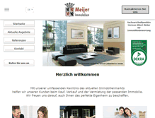 Tablet Screenshot of meijer-immobilien.de